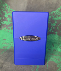 Ultra Pro Satin Tower Deck Box - Blue - MTG CCG Gaming Case - Image 1