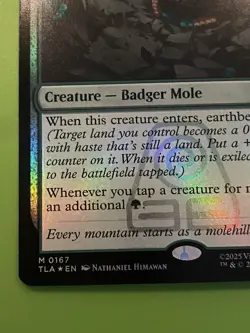 Magic The Gathering 🇨🇦 Only Badgermole Cub FOIL Mythic Last Airbender 167 - Image 5