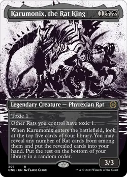 Normal - Karumonix, the Rat King (Showcase) - 307 - Phyrexia: All Will Be One... - Image 1
