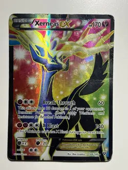 Pokemon TCG Xerneas-Ex Holo Full Art Ultra Rare Card XY 146/146 - Image 2