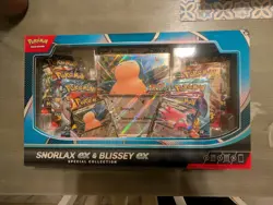 Snorlax Ex & Blissey Ex Special Collection Box POKEMON sealed - Image 1