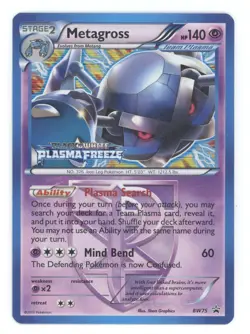2013 Pokemon Black & White Black Star Promos Metagross Rare #BW75 - Image 1
