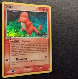 Pokemon EX DELTA SPECIES - #61/113 Ditto Charmander - Reverse Holo - ENG - Image 5