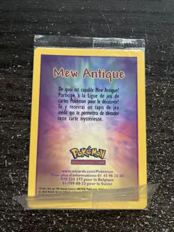 CARTE POKEMON MEW ANTIQUE PROMO WIZARDS SCELLEE VERSION FRANCAISE ! - Image 2