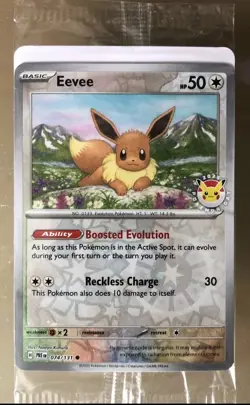Pokemon Day Eevee Promo PRE 074/131 Pokemon Center NEW & SEALED - Image 1