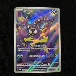 Pokemon TCG Gastly Scarlet & Violet Temporal Forces 177/162 - Image 1