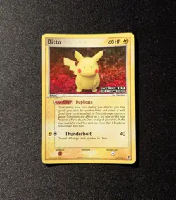 Pokemon EX DELTA SPECIES - #39/113 Ditto Pikachu - Reverse Holo - ENG - MP - Image 3