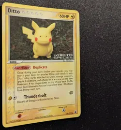 Pokemon EX DELTA SPECIES - #39/113 Ditto Pikachu - Reverse Holo - ENG - MP - Image 5