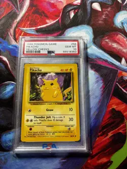 1999 Pokemon Game Pikachu Base Set Yellow Cheeks PSA 10 - Image 1