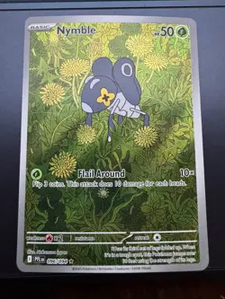 Pokemon TCG Mega Evolution Phantasmal Flames - Nymble 096/094 Illustration Rare - Image 1