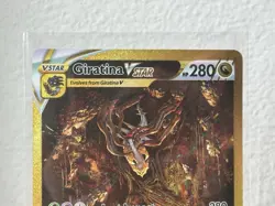 2023 POKEMON SWORD & SHIELD CROWN ZENITH SECRET FULL ART/GIRATINA VSTAR NM - Image 2