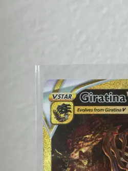 2023 POKEMON SWORD & SHIELD CROWN ZENITH SECRET FULL ART/GIRATINA VSTAR NM - Image 4