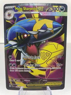 Mega Sharpedo Ex - 113/94 - Full Art - Pokemon - Phantasmal Flames - NM TCG - Image 1