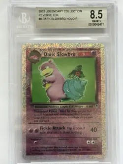 Pokemon TCG Dark Slowbro 8/110 Legendary Collection Reverse Holo Rare - Image 1
