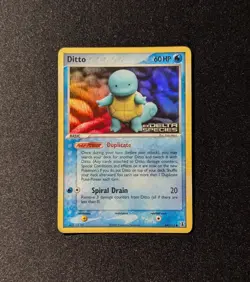 Pokemon EX DELTA SPECIES - #64/113 Ditto Squirtle - ENG - Reverse Holo - MP/LP - Image 3