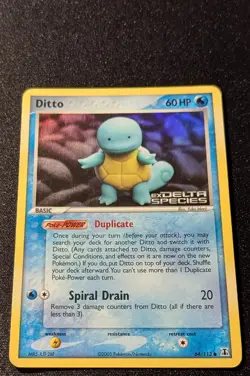 Pokemon EX DELTA SPECIES - #64/113 Ditto Squirtle - ENG - Reverse Holo - MP/LP - Image 4