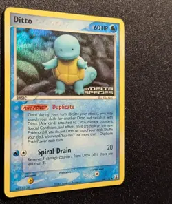 Pokemon EX DELTA SPECIES - #64/113 Ditto Squirtle - ENG - Reverse Holo - MP/LP - Image 5