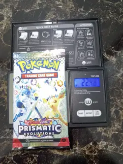 1x 22.48 Gram HEAVY Prismatic Evolutions Pack! Sealed! PRE S&V Pokemon TCG ENG - Image 1