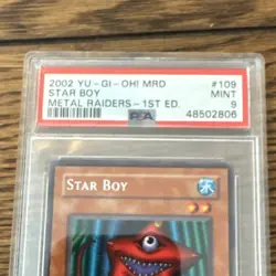 Konami Yu-Gi-Oh! Star Boy MRD-109 Metal Raiders 1st Edition PSA 9 Rare - Image 3