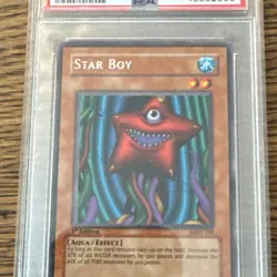 Konami Yu-Gi-Oh! Star Boy MRD-109 Metal Raiders 1st Edition PSA 9 Rare - Image 4