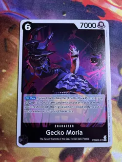 One Piece The Best Vol. 2 Gecko Moria PRB02-013 Rare Foil NM - Image 1
