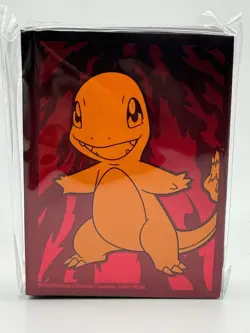 65 Ct Obsidian Flames ETB Charmander Card Sleeves Sealed Pokemon - Image 1