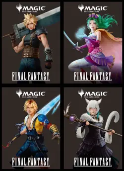 Magic The Gathering FINAL FANTASY Players Card Sleeves Set of 4 05-08 - Image 3