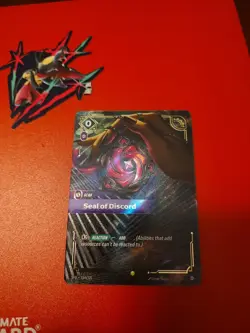 Seal of Discord Over number Card Holo Envar Studio 234/221 Near Mint, pack fresh - Image 2