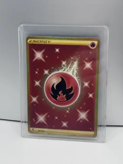 Pokemon TCG Fusion Strike - Fire Energy 284/264 - Secret Rare Gold Card - Image 1
