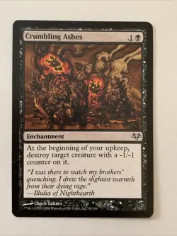 MtG Crumbling Ashes EVE Eventide Magic the Gathering - Image 1