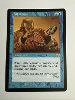 Mtg ATTUNEMENT LP Urza's Saga 61/350 - Image 1