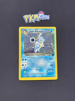 Pokemon TCG Dark Blastoise Team Rocket 3/82 Holo Rare With Swirl LP. - Image 5