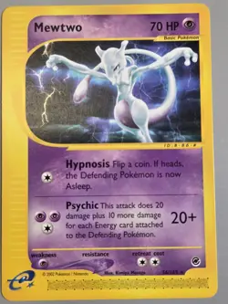 Pokemon Expedition Base Set #56/165 Non-Holo MEWTWO Hasnt Been Played - Image 1