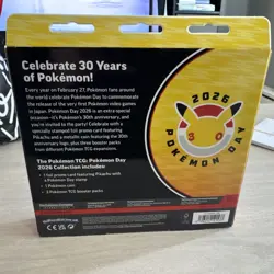 Pokemon TCG Pokemon Day 2026 Collection Box 30th - SEALED ✅ FAST SHIP 🚚 - Image 2