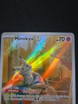 Pokemon TCG: NM Mimikyu #75 Pokemon Center Stamped SVP Blackstar Promo - Image 3