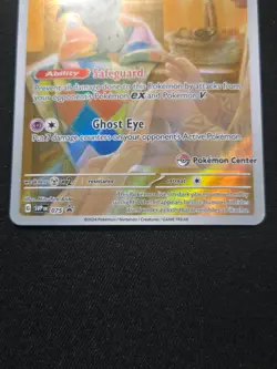 Pokemon TCG: NM Mimikyu #75 Pokemon Center Stamped SVP Blackstar Promo - Image 4