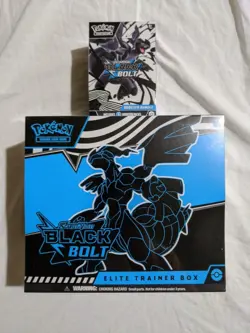 Pokemon TCG Black Bolt ETB & Booster Bundle Brand New Sealed - Image 1