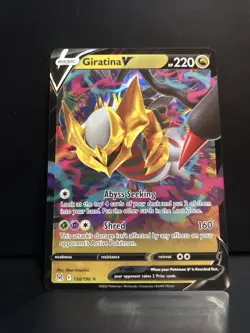 Giratina V 130/196 Ultra Rare Lost Origin Pokemon TCG Near Mint Psa Cgc Bgs - Image 2