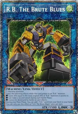 R.B. The Brute Blues DUAD-EN094 Starlight Rare 1st Edition Yugioh - Image 1