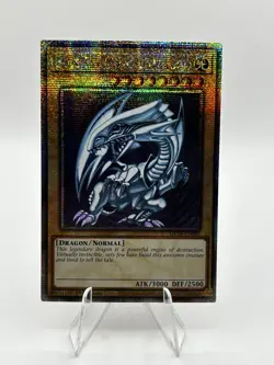 QCR Blue-Eyes White Dragon Quarter Century Secret Rare Yugioh NM MP24-EN001 - Image 1