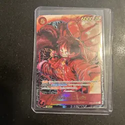 One Piece Monkey.D.Luffy #ST01-012 Alt Art Awakening of New Era OP-05 English SR - Image 1