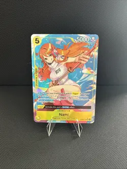 ONE PIECE TWO LEGENDS ENGLISH NAMI ALT ART OP08-106 FOIL - Image 1