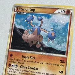 Pokemon TCG 2010 HeartGold & SoulSilver Card -- Hitmontop 5/123 Holo - Image 2