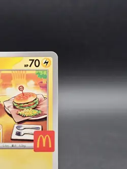 Pikachu Promo Mcdonald's 020/M-P Pokemon Card Japanese 2025 VG - Image 3