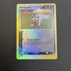 Poochyena 65/109 Ruby & Sapphire Common Reverse Holo Pokemon TCG Card HP - Image 1