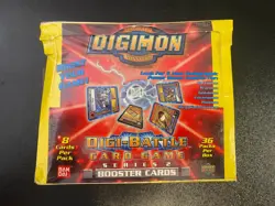 Digimon CCG Digi Battle Series 2 - 1 Box of 36 Card Packs (Factory Sealed) 53334074902 - Image 1