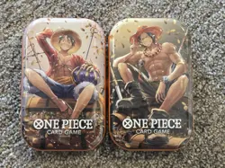 (2) One Piece Card Game Tin Vol 2 Sealed Lot - Image 1