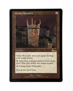 Grim Monolith – Urza’s Legacy (ULG) – LP – Reserved List – MTG - Image 1