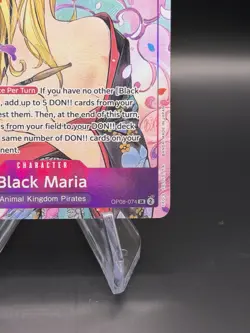 Black Maria Illustration Box Vol.2 OP08-074 One Piece Promotion Card Foil NM - Image 5