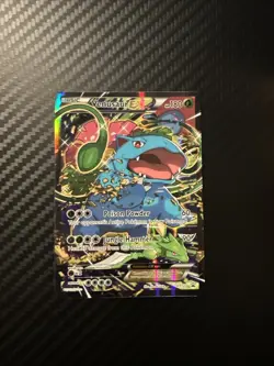 Pokemon TCG Venusaur EX Black Star Promo Full Art Holo Card XY123 LP - Image 1
